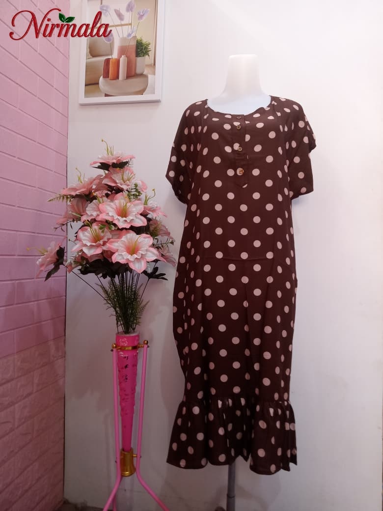 Flamingo Night House Dress
