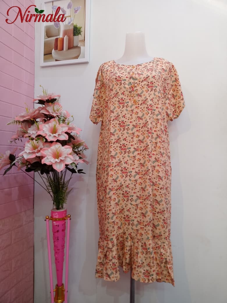 Royal Peony Bloom House Dress