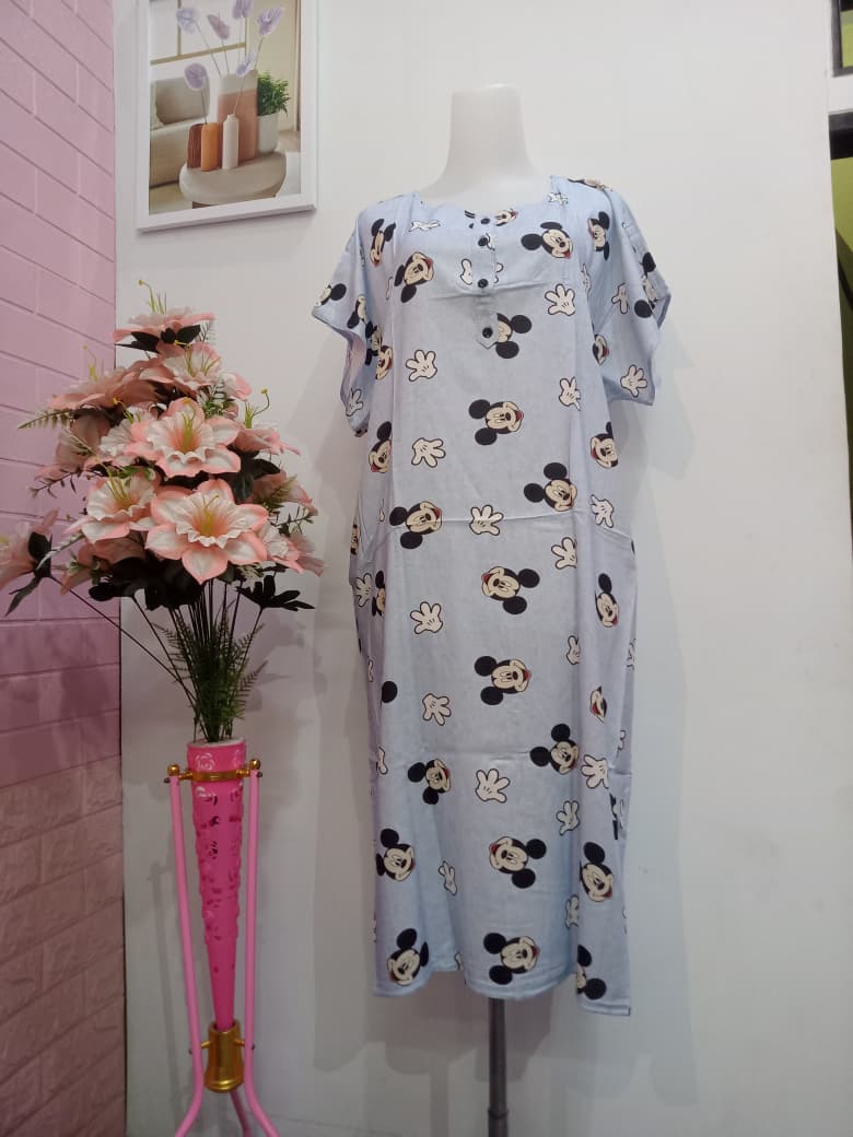Mickey Print Comfort House Dress